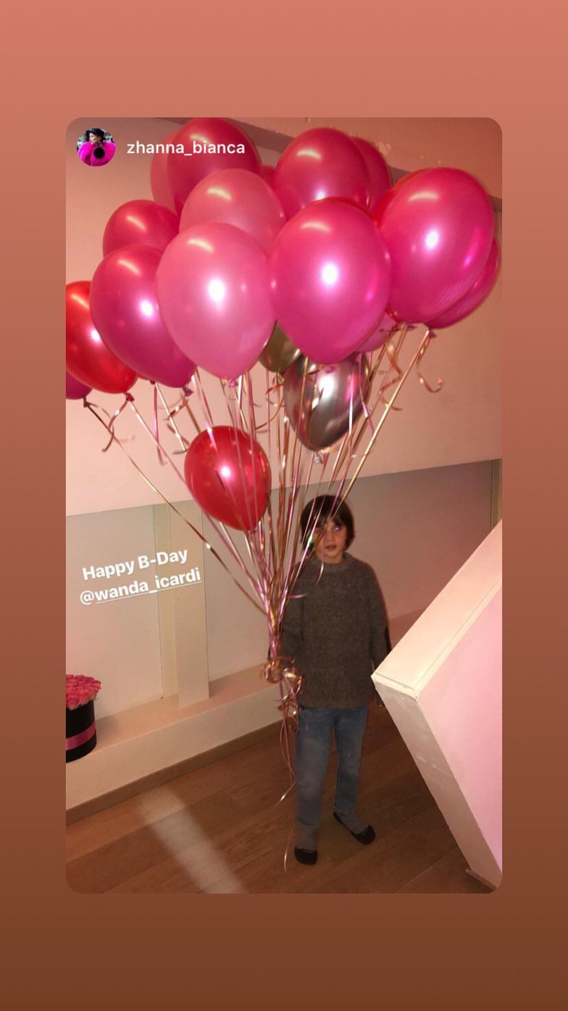 La fiesta de cumpleaños de Wanda Nara por sus 32. Foto: Instagram Stories