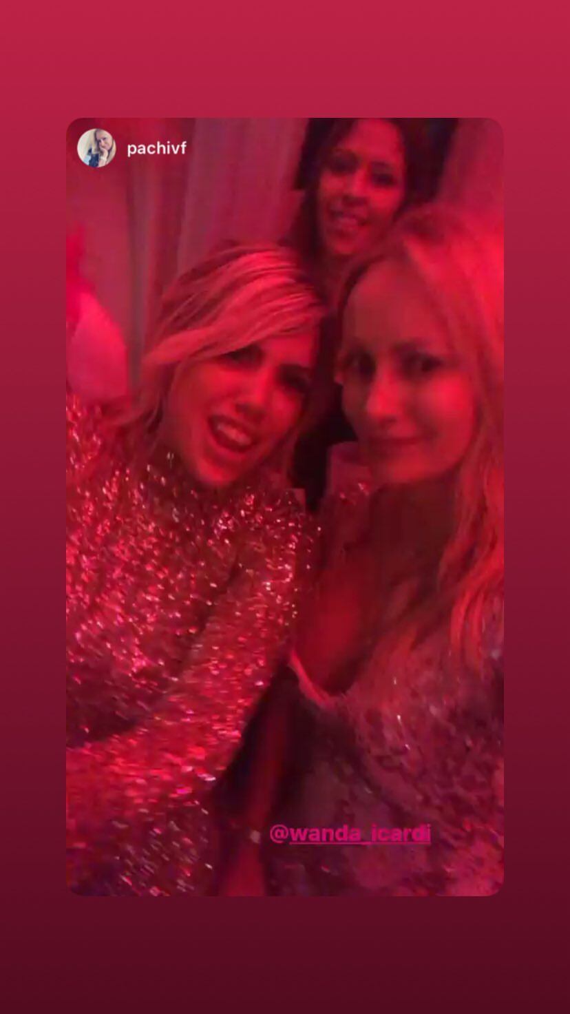 La fiesta de cumpleaños de Wanda Nara por sus 32. Foto: Instagram Stories