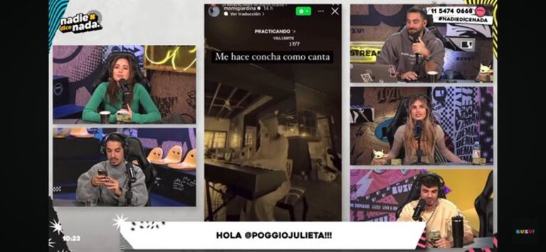 La filosa crítica de Momi Giardina a Flor Vigna en Instagram que se viralizó este jueves. (Foto: YouTube / luzuTV)
