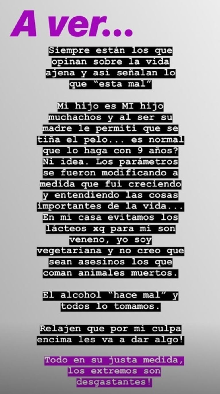 La filosa publicación de Gianinna Maradona alusiva al Diez: "Pensé que mi viejo era el único, pero no..."