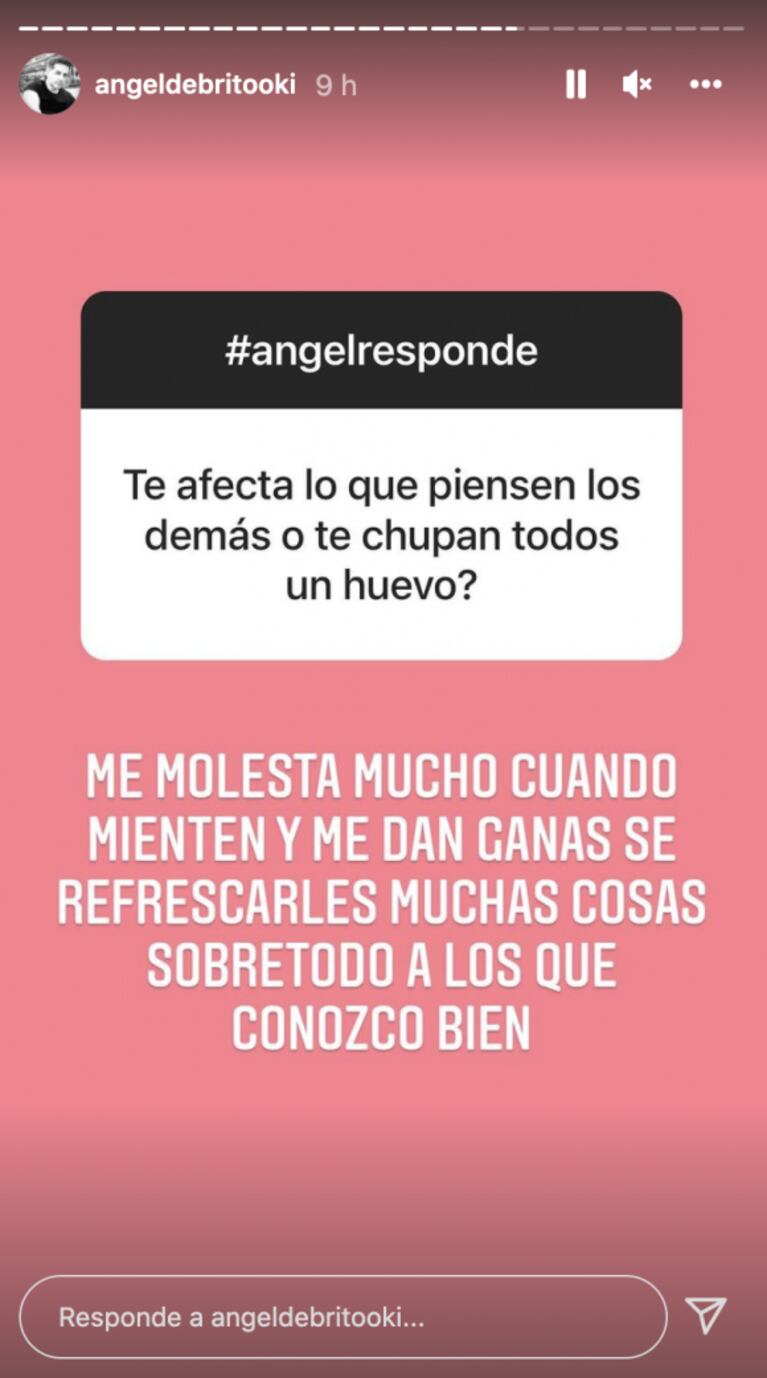 La filosa reacción de Ángel de Brito sobre si le afectan las críticas: "Me molesta mucho cuando mienten"