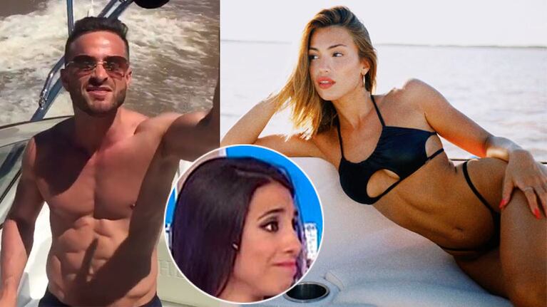 La foto Agustina Agazzani en el yate de Martín Baclini, ¿dedicada a Cinthia Fernández?: Nunca perdí las ganas