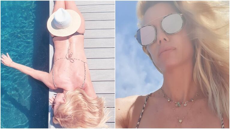 La foto al desnudo de Nicole Neumann en José Ignacio solo tapada con un sombrero: Disfrutando, recalculando