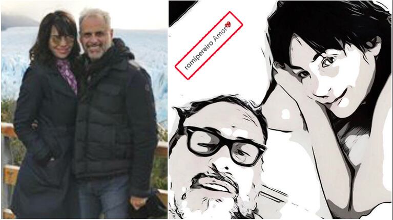 La foto artística de Jorge Rial y su novia desde la cama (Fotos: Instagram)