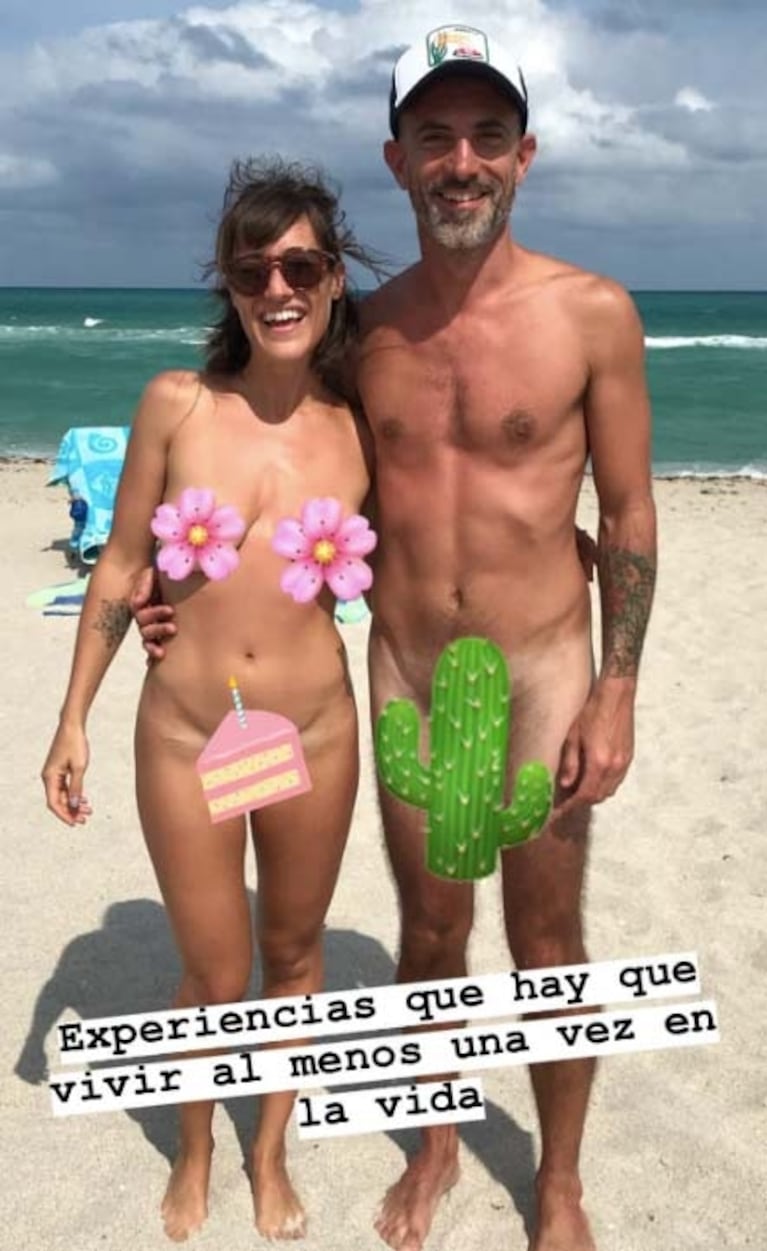La foto de Camila Salazar y su novio en una playa nudista de Miami: "Experiencia que hay que vivir"