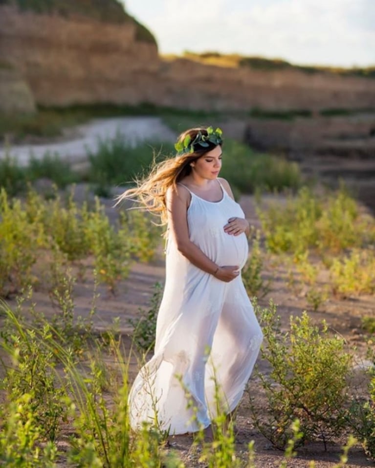 La foto de Dalma Maradona, embarazada de 8 meses: "Me costo hacerla porque me siento muy explotada"