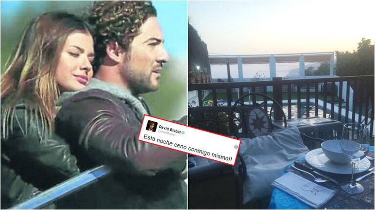 La foto de David Bisbal que ¿confirma la separación de la China Suárez? (Fotos: Web y Twitter)