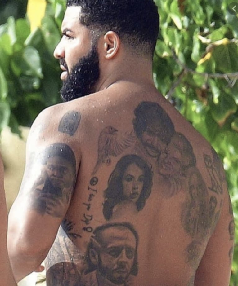 La foto de Drake luciendo sus llamativos tatuajes ¿en honor a Harry Potter?: "No puedo parar de reír"