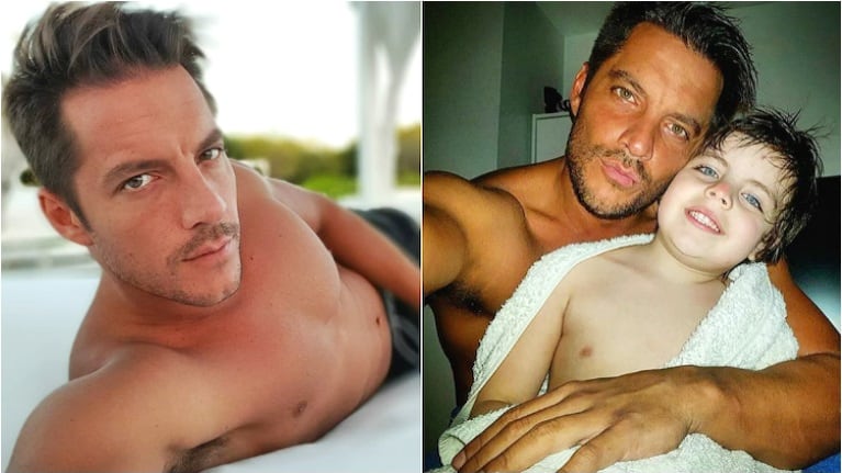 La foto de Francisco Delgado con Ian, en respuesta a las críticas de los heaters (Fotos: Instagram)