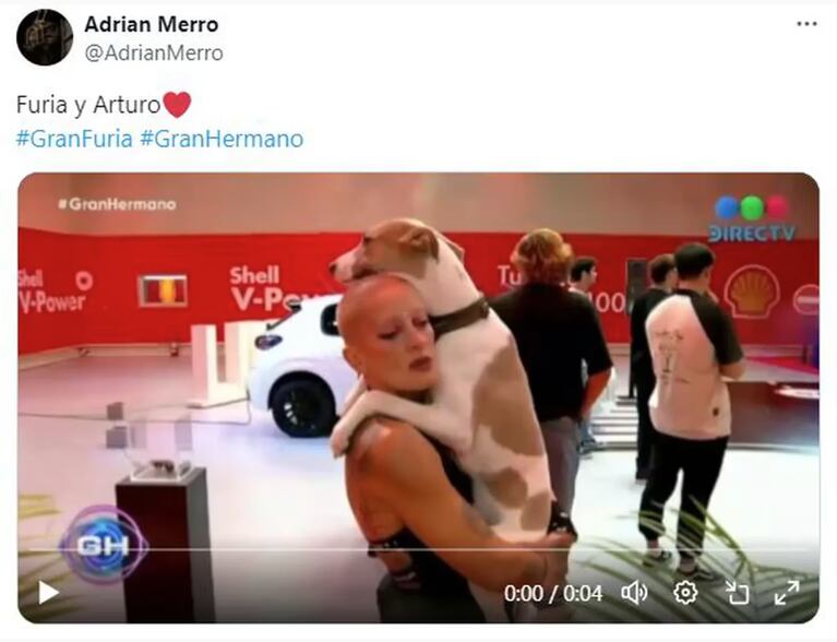 La foto de Furia con Arturo en Gran Hermano tras haber sido acusada de maltrato animal