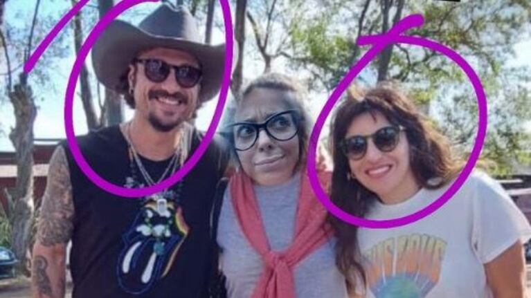 La foto de Gianinna Maradona junto a Daniel Osvaldo que despertaron los rumores de reconciliación (Foto: Captura de Instagram Stories)