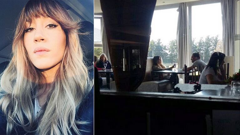 La foto de Jimena Barón con una misteriosa compañía (Foto: Twitter)