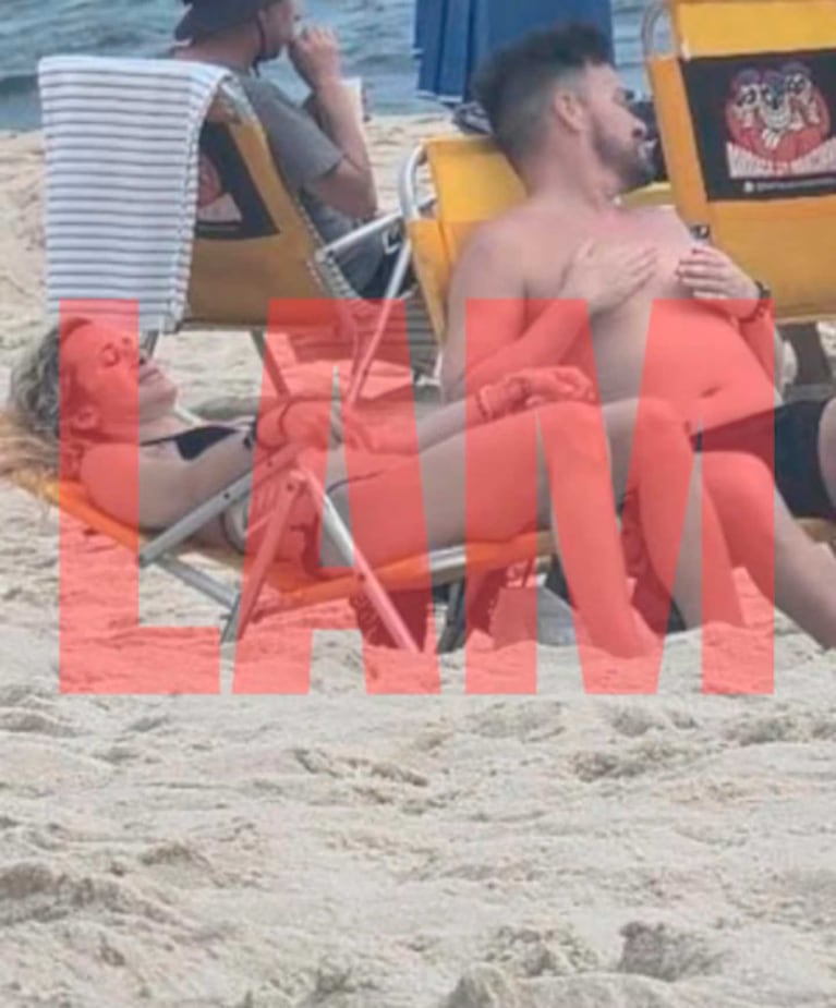 La foto de Julieta Prandi junto a otro hombre que se viralizó (Foto: X.com /@elejercitodelam)