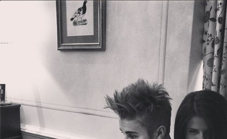 La foto de la reconciliación que publicó Justin Bieber (Foto: Instagram).