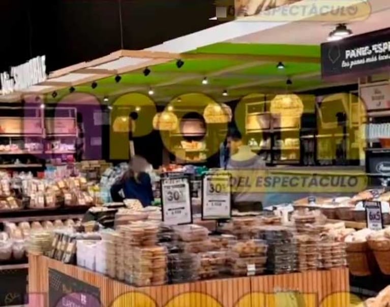 La foto de Martín Migueles de compras con su hija y las de Wanda Nara (Foto: captura La posta del espectáculo)