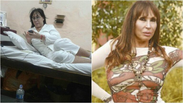 La foto de Moria Casán en la cárcel paraguaya del Buen Pastor. Foto: Web