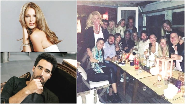 La foto de Pampita festejando su cumpleaños con Nacho Viale (Fotos: Web e Instagram)