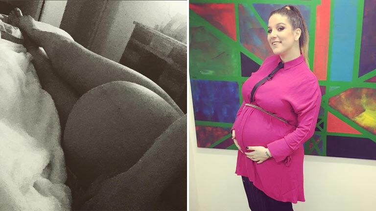 La foto de su súper panza que Juana Repetto compartió en Instagram: "¡Explota, explota que explo!"