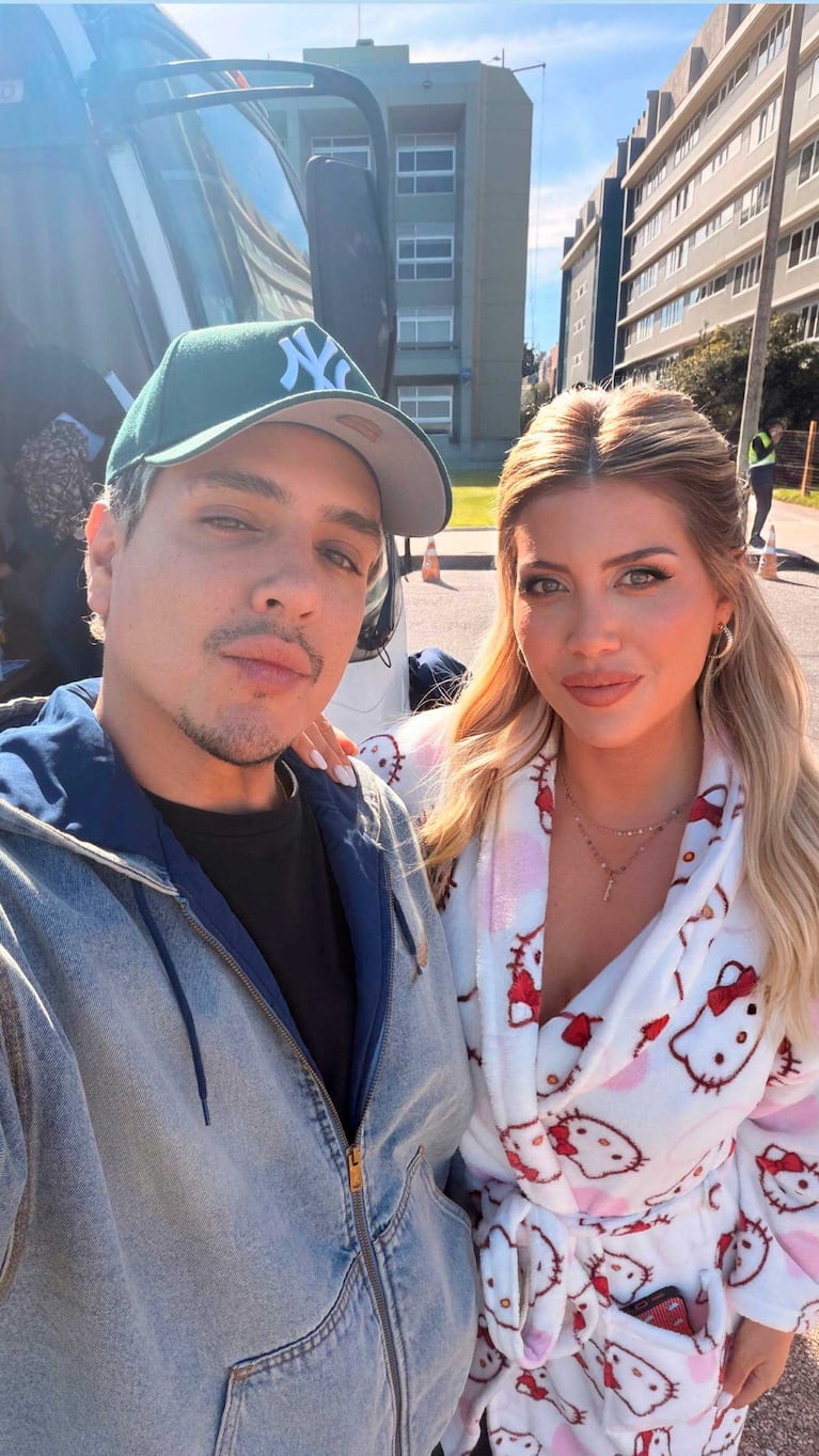 La foto de Wanda Nara con Kennys Palacios  que terminó con los rumores de pelea (Foto: Instagram @wanda_nara)