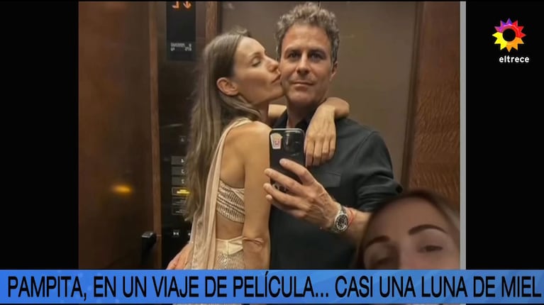 La foto del beso de Pampita y Martín Pepa en Europa que confirma el romance