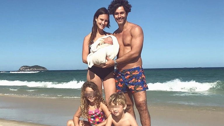 La foto del primer día de playa de la hija de Mariano Martínez