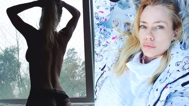 La foto en topless de Nicole Neumann con un profundo descargo (Fotos: Instagram)