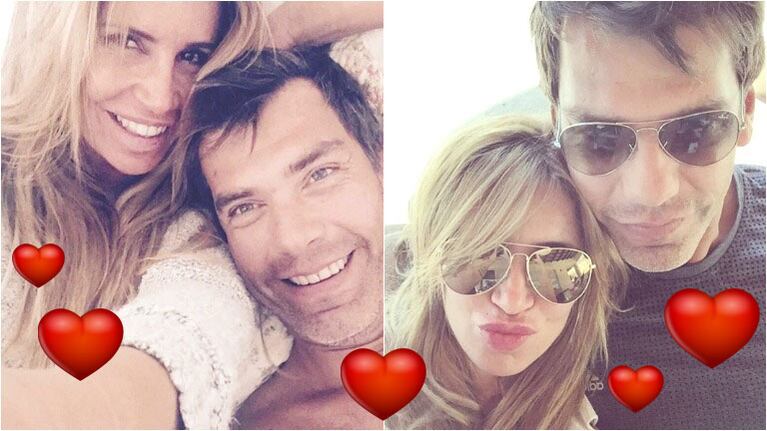 La foto "fiaca" de Florencia Peña y su novio (Fotos: Instagram)