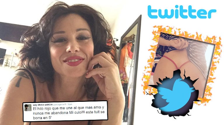 La foto hot de Erica García que revolucionó Twitter. (Foto: Twitter)