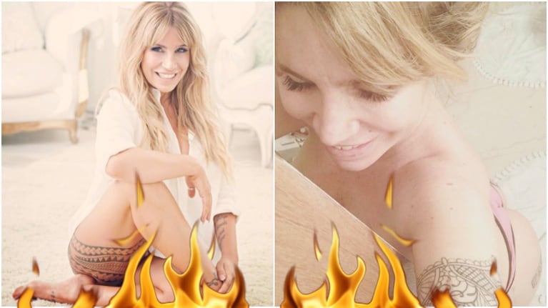 La foto hot de Florencia Peña en el baño y en tanga (Fotos: Instagram)