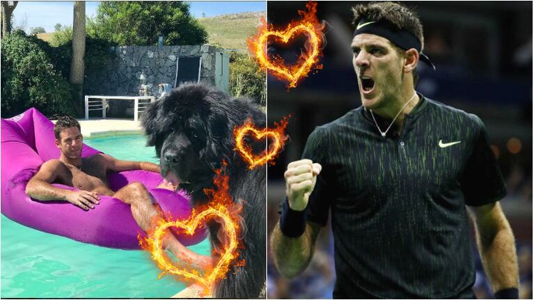 La foto hot de Juan Martín del Potro que se llevó miles de corazones en Instagram. Foto: Instagram