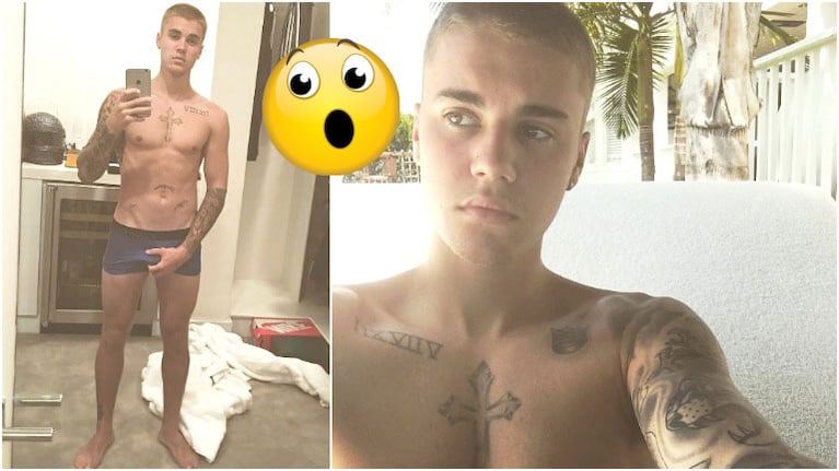 La foto hot de Justin Bieber que revolucionó las redes (Fotos: Instagram)