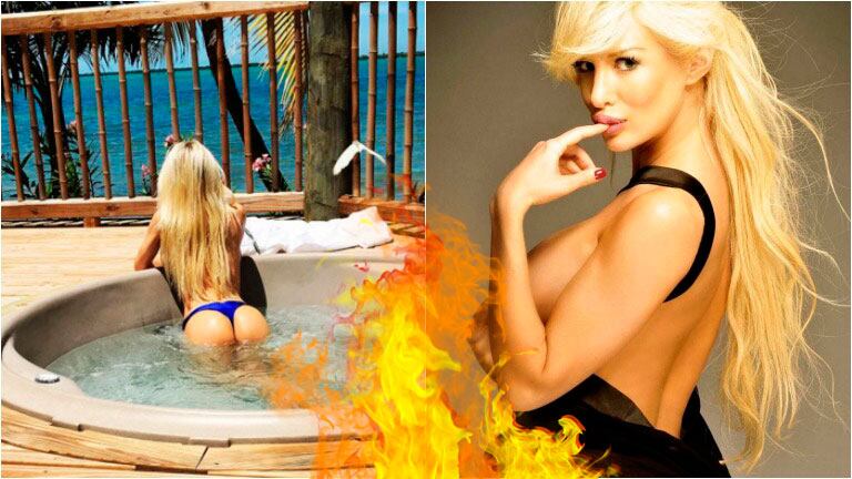 La foto hot de Luciana Salazar en un lujoso spa de Miami. Foto: Instagram