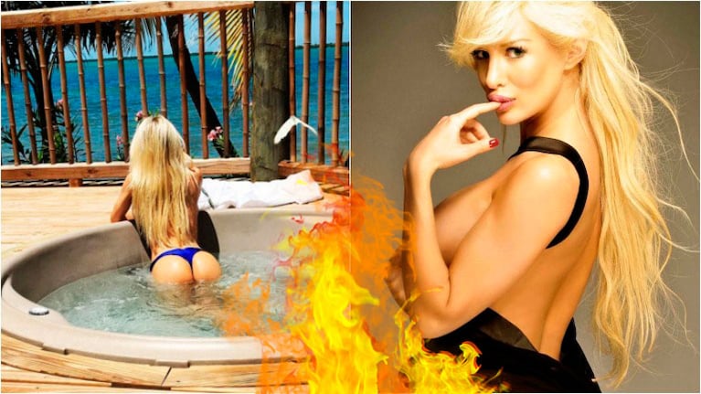 La foto hot de Luciana Salazar en un lujoso spa de Miami. Foto: Instagram