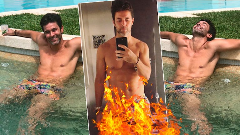 La foto hot de Mariano Martínez desde sus vacaciones playeras en Playa del Carmen   
