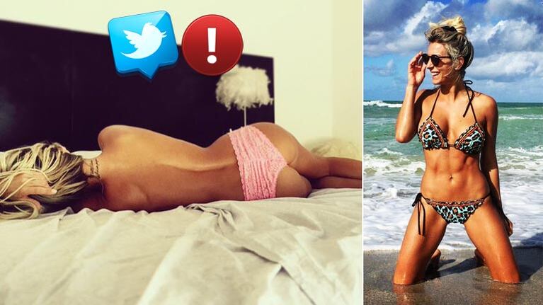 La foto hot de Noelia Marzol que develó sus problemas de columna: "Tengo lordosis y escoliosis"