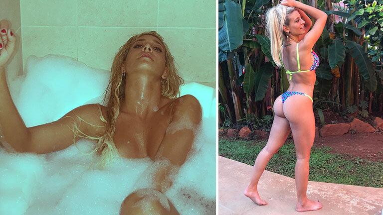La foto hot de Sol Pérez en una bañera cubierta de espuma
