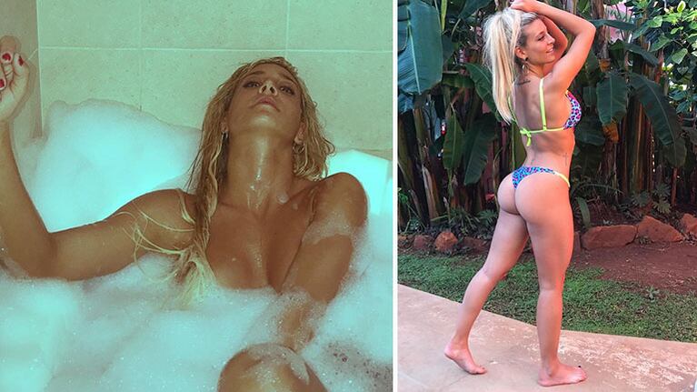La foto hot de Sol Pérez en una bañera cubierta de espuma