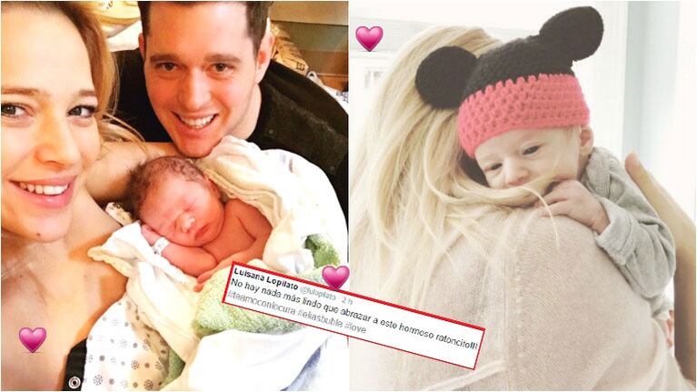 La foto más tierna de Luisana Lopilato con su hijo menor (Fotos: Twitter)