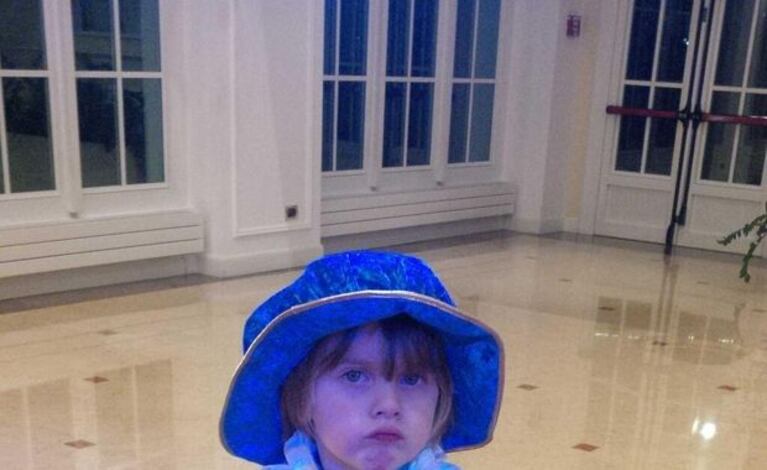 La foto más tierna del hijo de Wanda Nara, convertido "en príncipe azul" (Foto: Twitter).