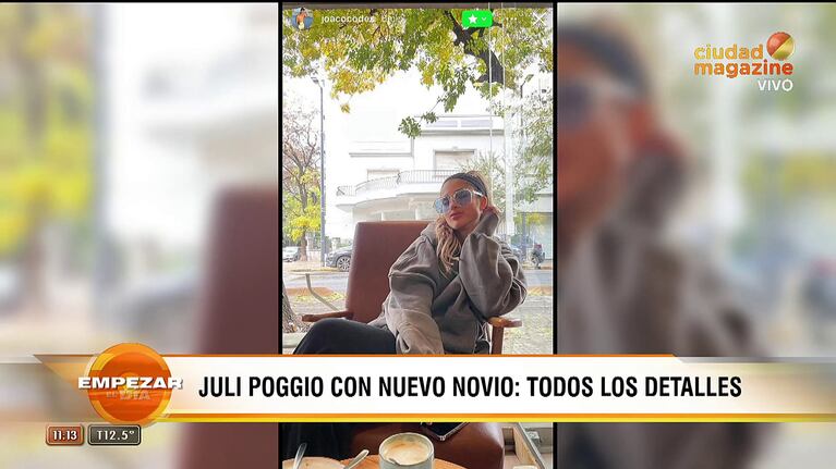 La foto que compartió Joaquín Codes de Julieta Poggio en su cuenta de Instagram.