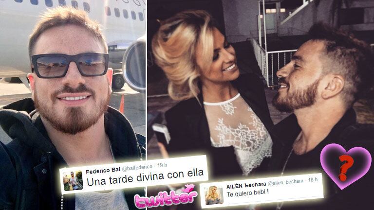La foto que Fede Bal le dedicó a Ailén Bechara en Twitter… ¡y la respuesta de la diosa! Foto: Twitter