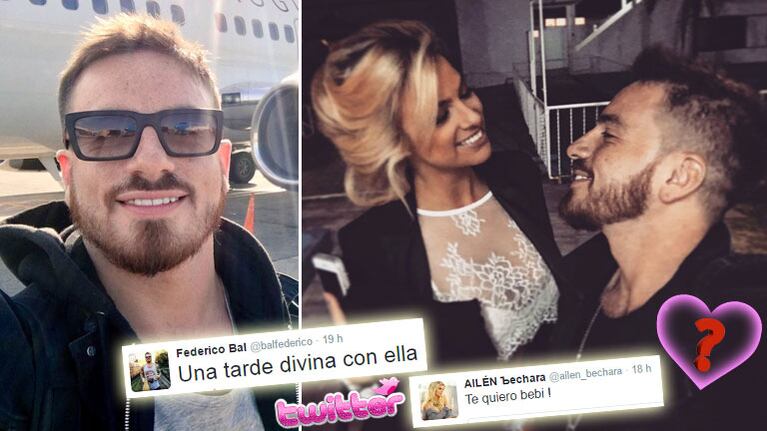 La foto que Fede Bal le dedicó a Ailén Bechara en Twitter… ¡y la respuesta de la diosa! Foto: Twitter