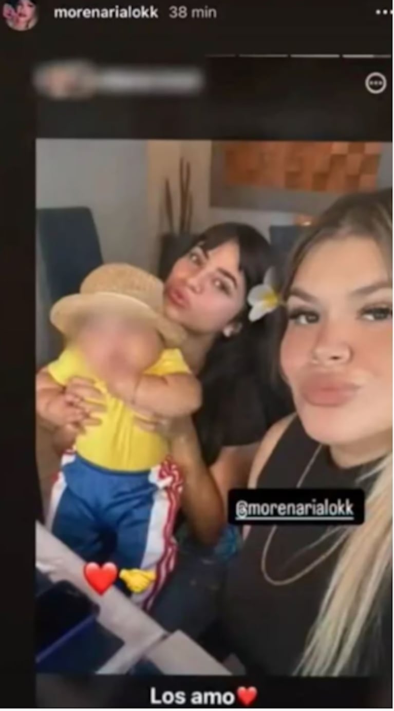 La foto que habría publicado Morena Rial desde la cárcel que generó polémica (Foto: captura de Instagram/@morenarialokk).