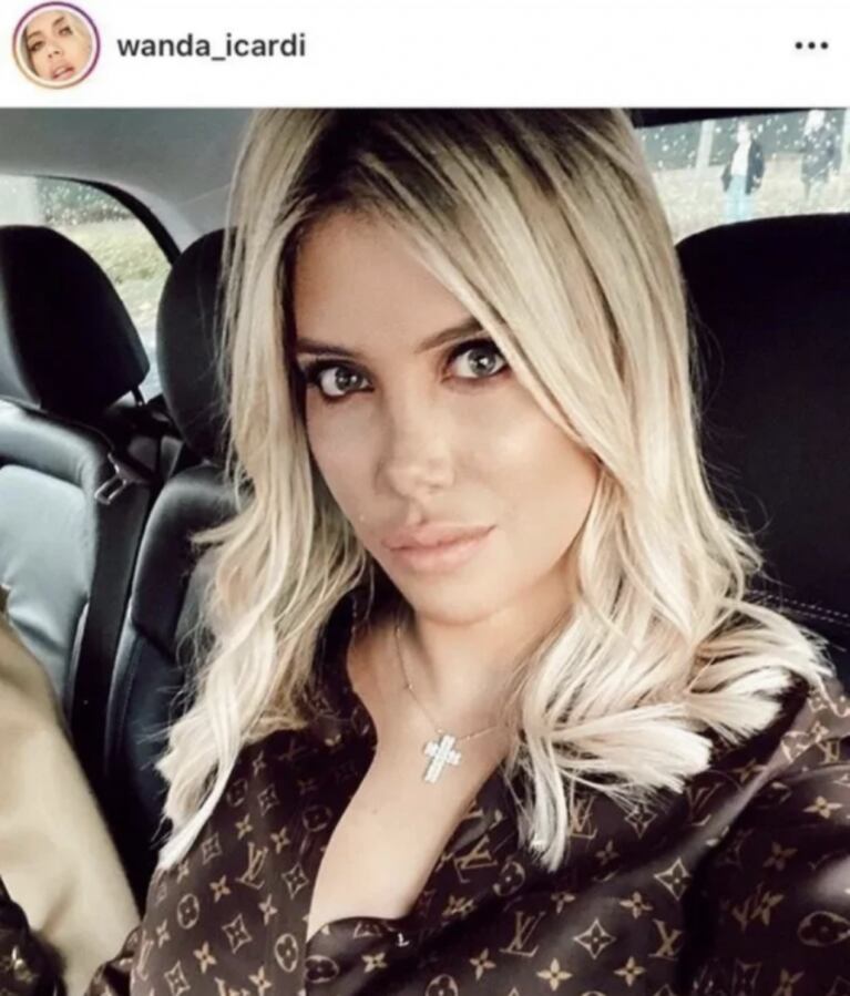La foto que Wanda Nara eliminó, después de que la acusaran de haberse excedido con el Photoshop