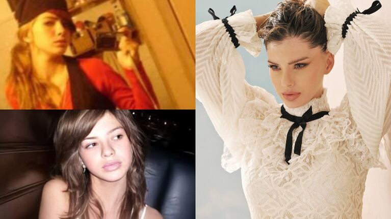 La foto retro de China Suárez ¡que generó una seguidilla de posteos de sus seguidores! (Fotos: Twitter e Instagram)