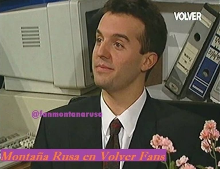 La foto retro del Pelado López... ¡24 años atrás y con pelo!