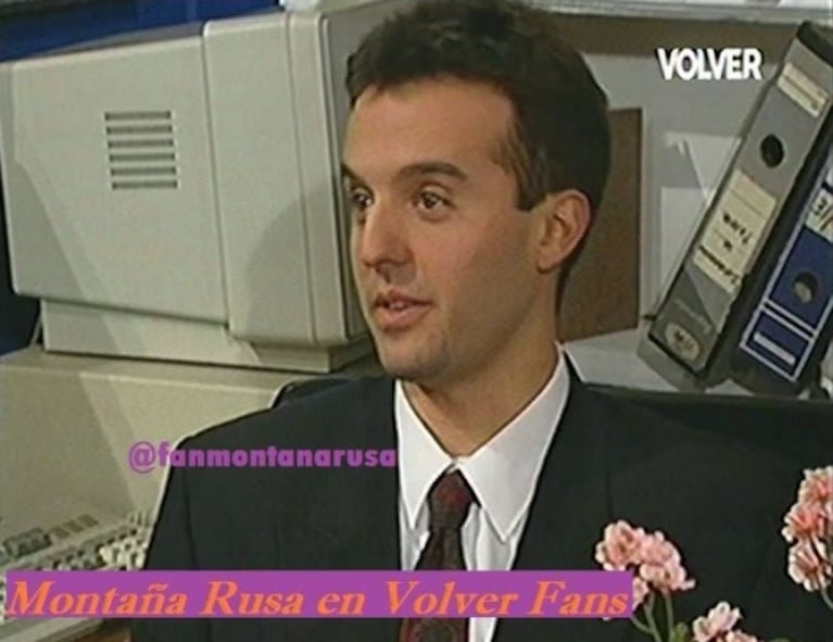 La foto retro del Pelado López... ¡24 años atrás y con pelo!