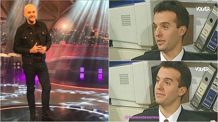 La foto retro del Pelado López (Fotos: Instagram y Twitter)