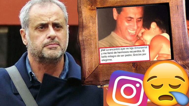 La foto retro que emocionó a Jorge Rial en Instagram.