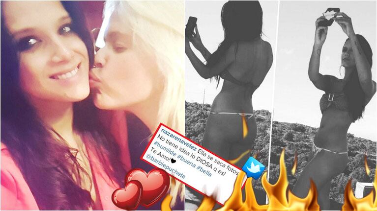 La foto sensual de Barbie que publicó Nazarena Vélez (Fotos: Instagram)